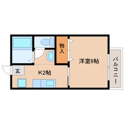 静岡駅 バス31分  フレスポ静岡下車：停歩2分 1階の物件間取画像